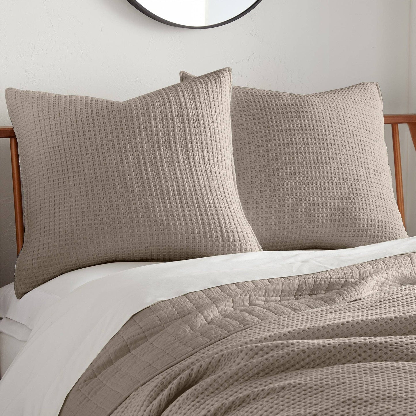 Mills Waffle Euro Sham Set of 2