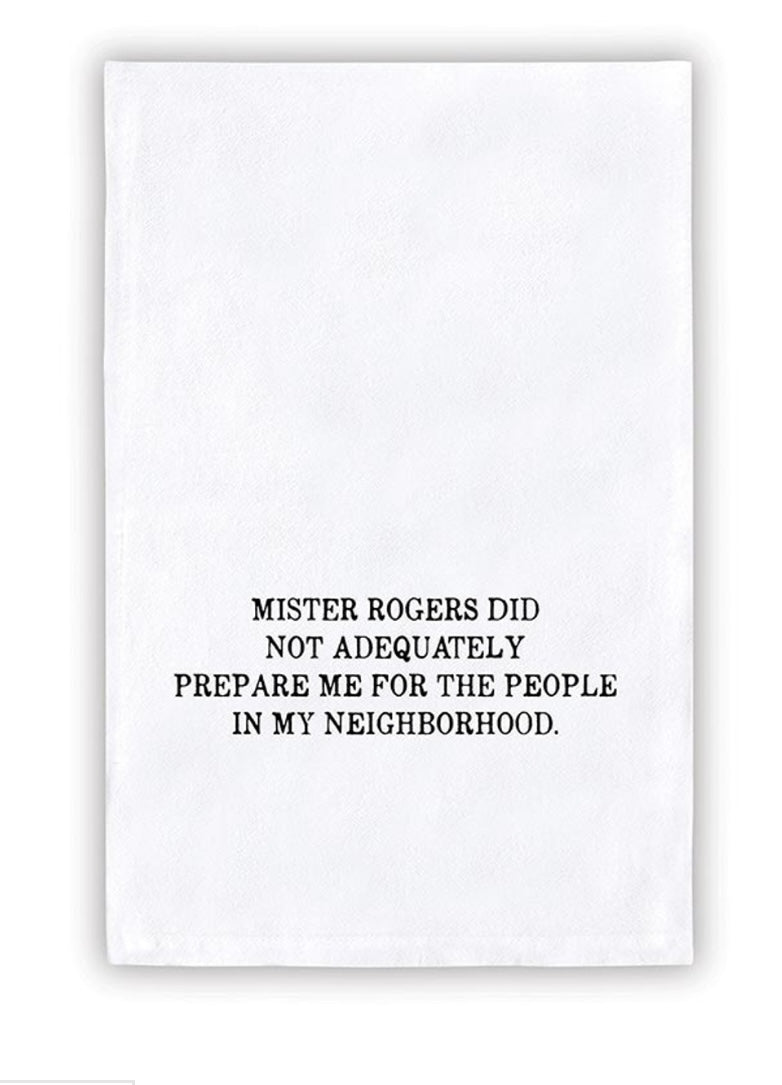 Mr Roger's Tea Towel