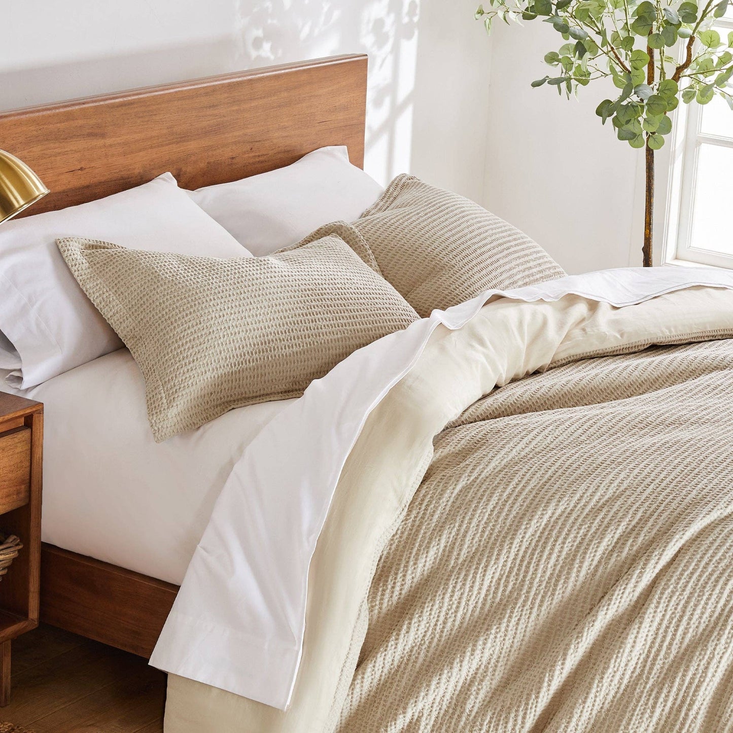 Cloud Waffle Duvet Set