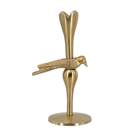 Abstract Bird/Tulip Candlestick