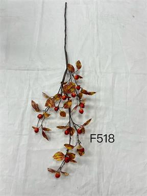 Hawthorn Berry Spray 43”