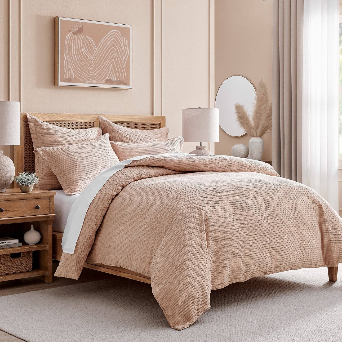 Cloud Waffle Duvet Set