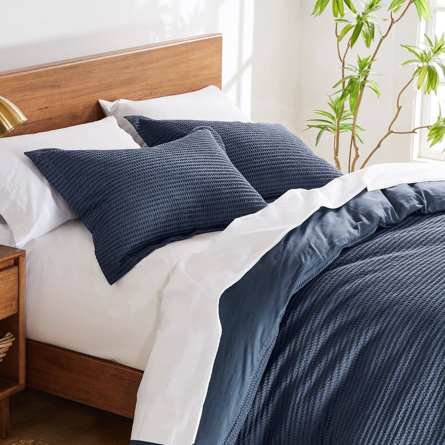 Cloud Waffle Duvet Set