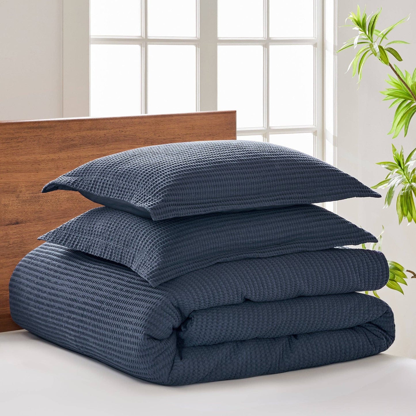Cloud Waffle Duvet Set