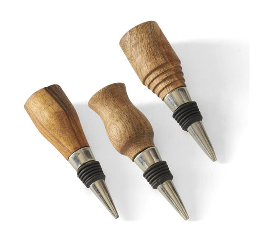 5" Mango Wood Wine Stoppers