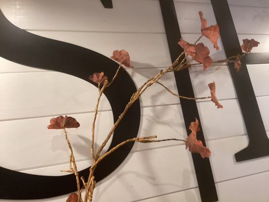 42” autumn geranium leaf vine-cinnamon