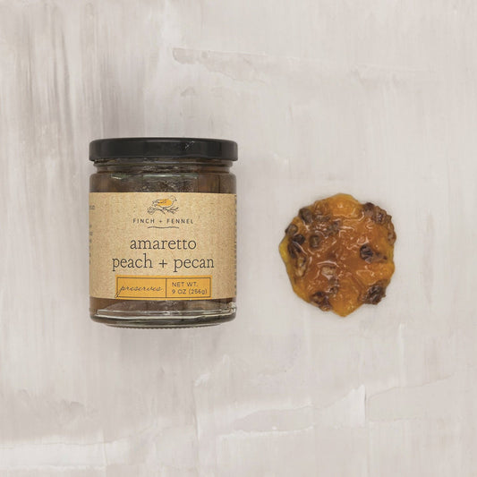 Amaretto Peach + Pecan Preserves