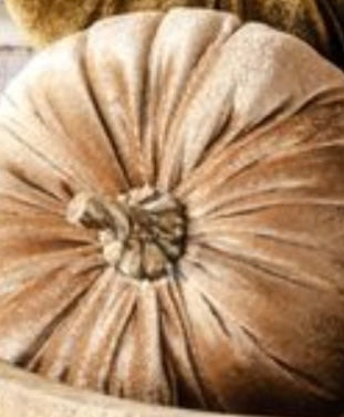 5” Velvet Pumpkin, 4 colors