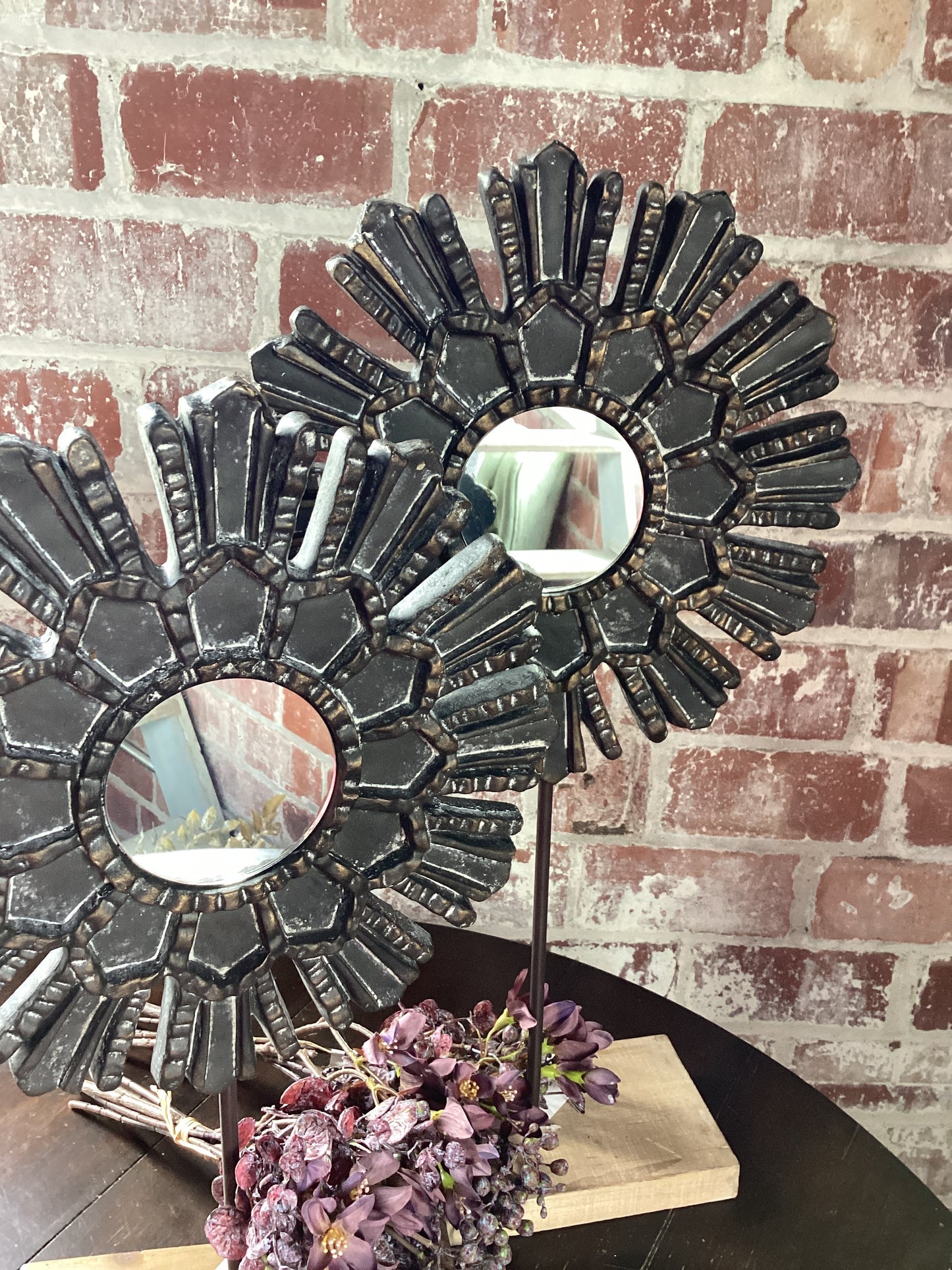 Mirrored Starburst Accent Decor