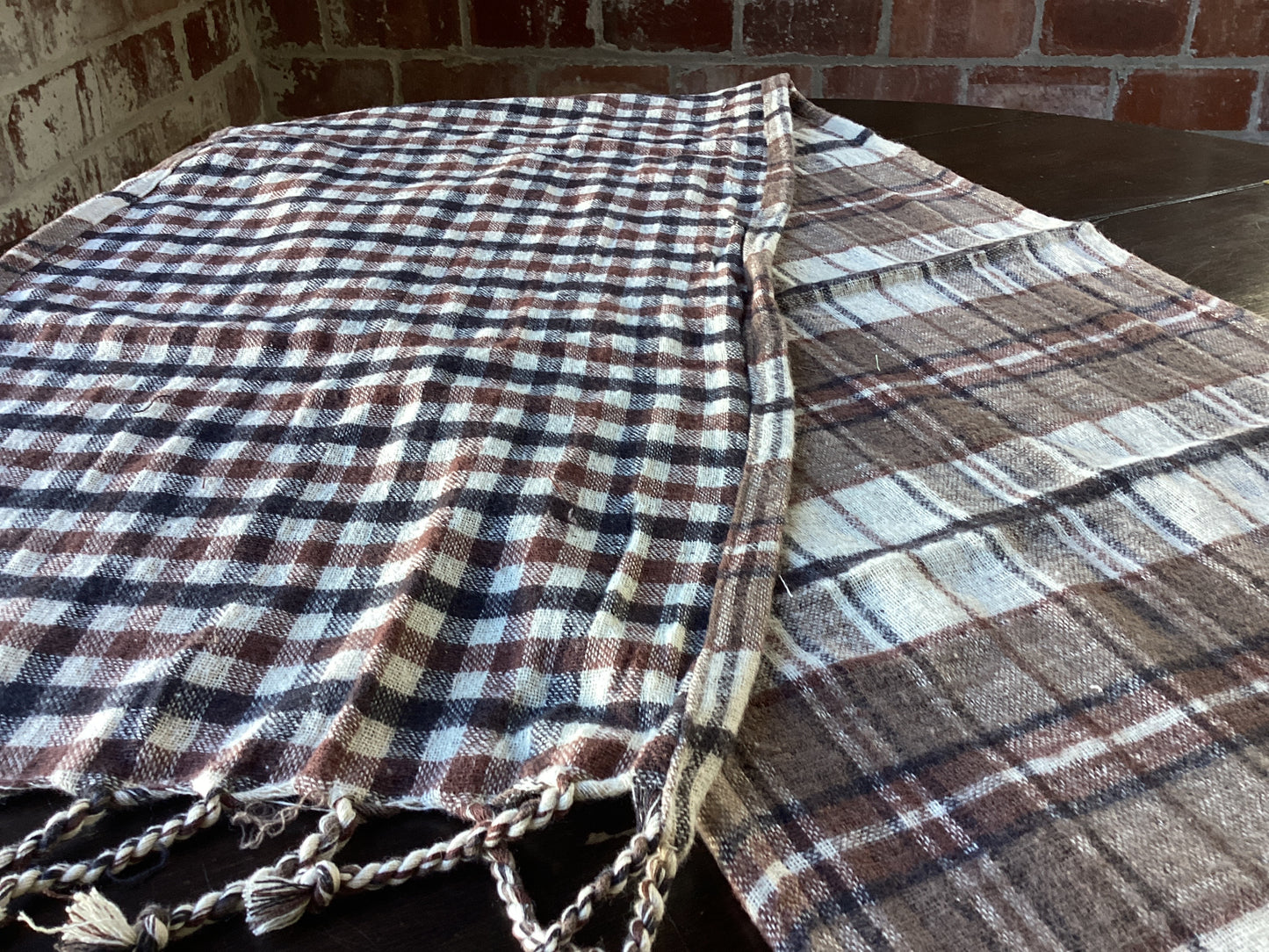 Plaid Reversible Table Runner