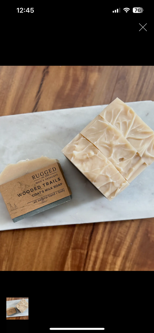 Wooded Trails Goats Milk Soap