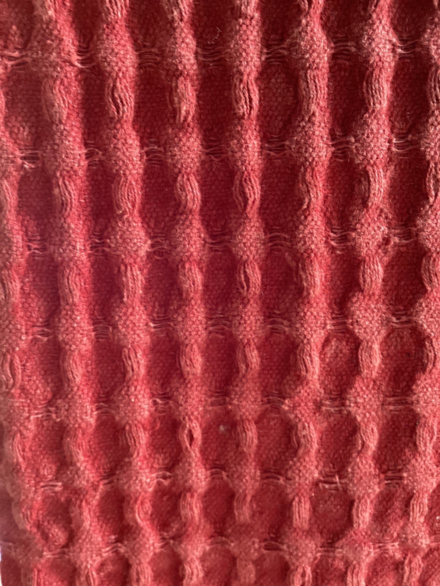 Waffle Weave Dish Towel - Red