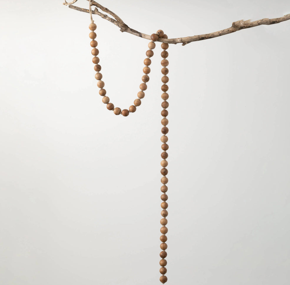 Wood Bead Garland