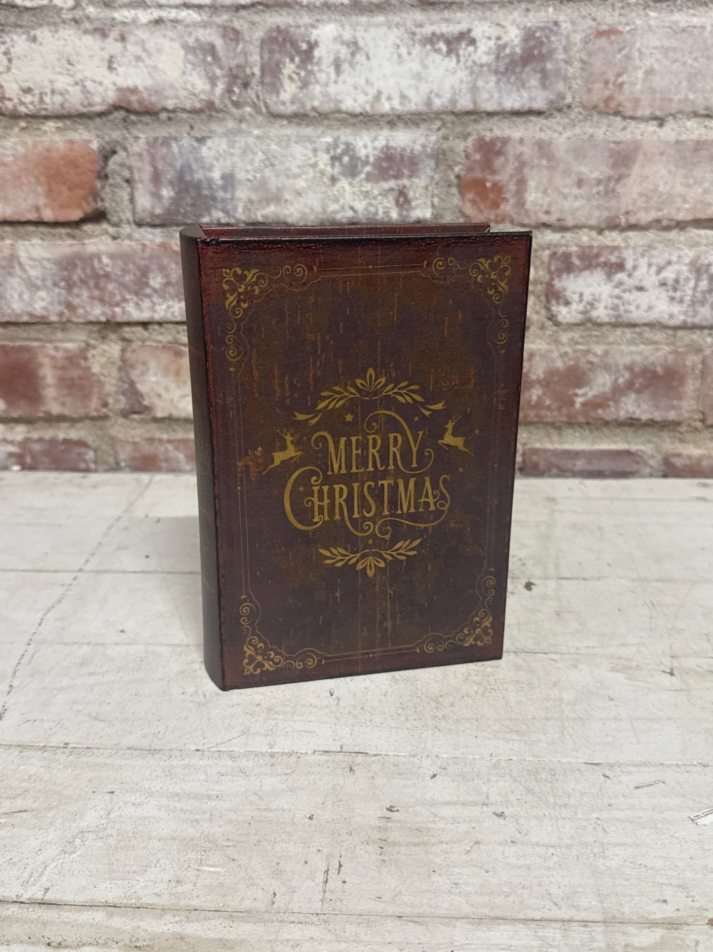 Vintage Merry Christmas Storage Book, SM
