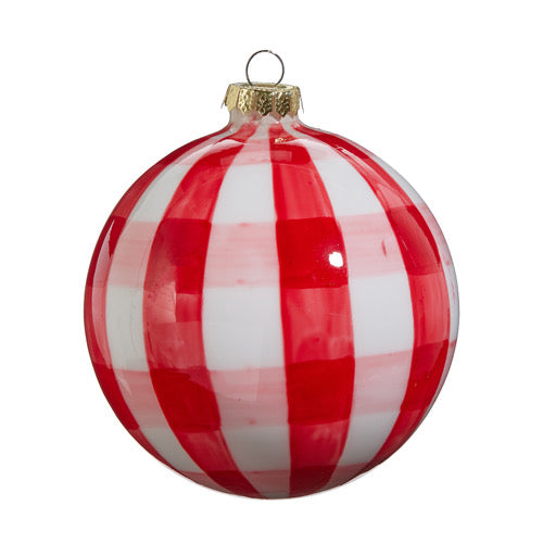 Red Gingham 5" Ornament