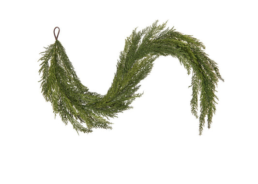 72” Green Cedar Garland