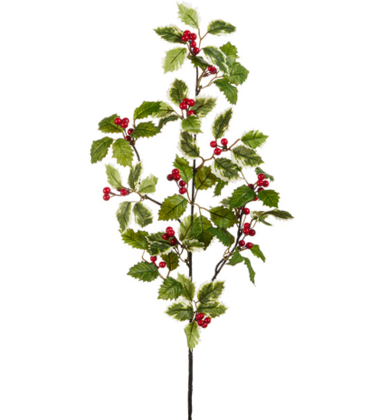 32.5" Mixed Holly Spray