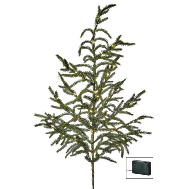 38” LED/Battery Timer Natural Touch Norfolk Pine Spray