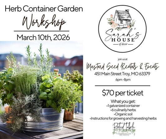 Event: Herb Gardening March 10th 6pm