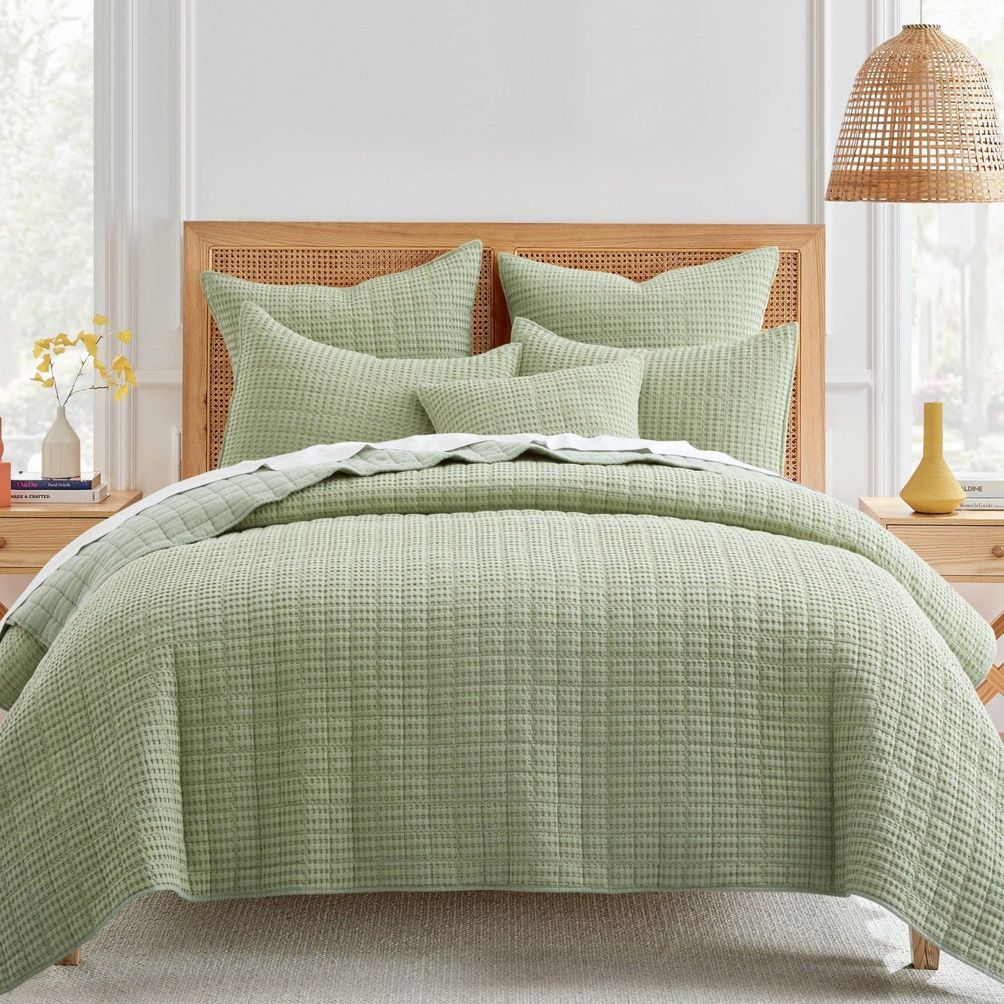 Mills Waffle Euro Sham Set of 2