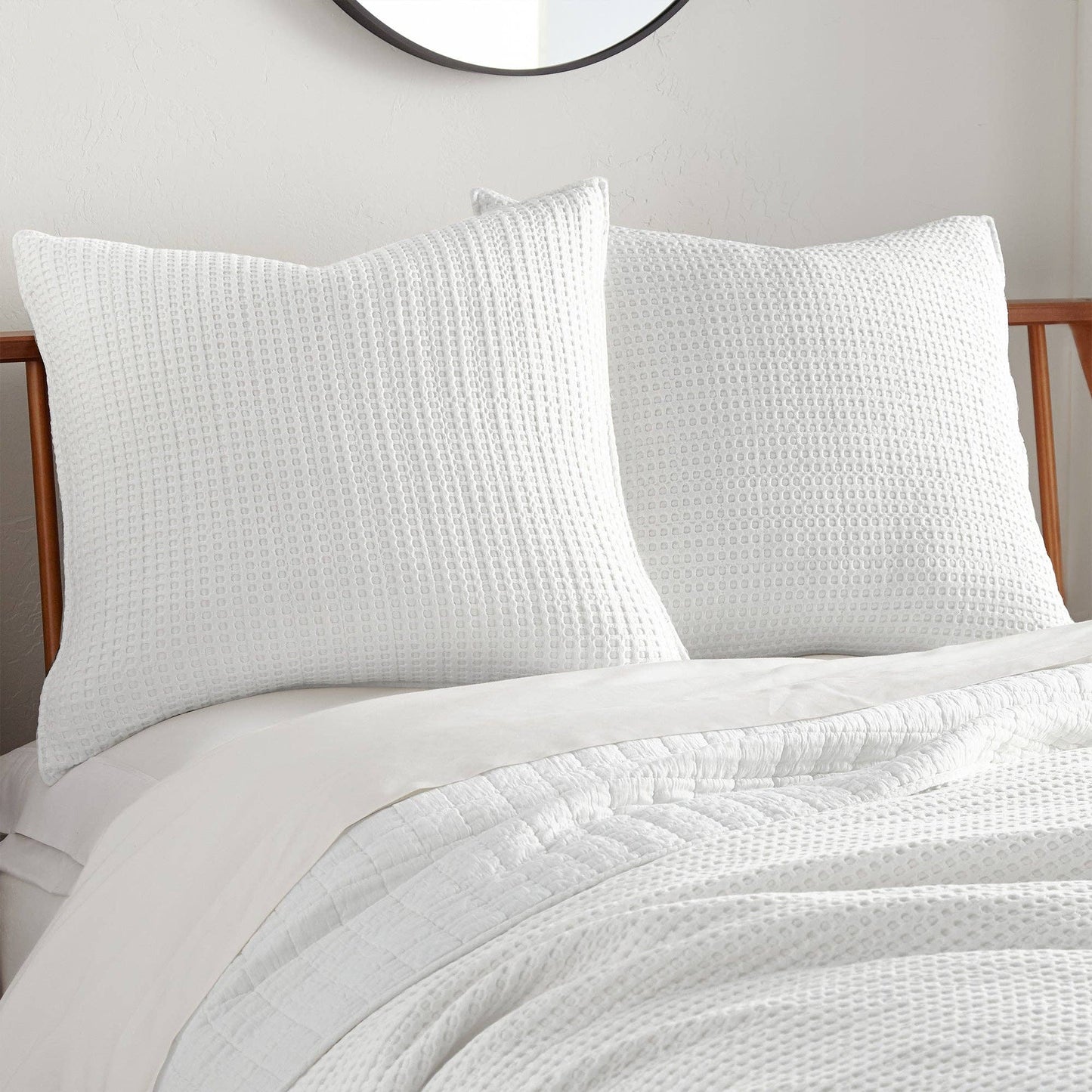Mills Waffle Euro Sham Set of 2