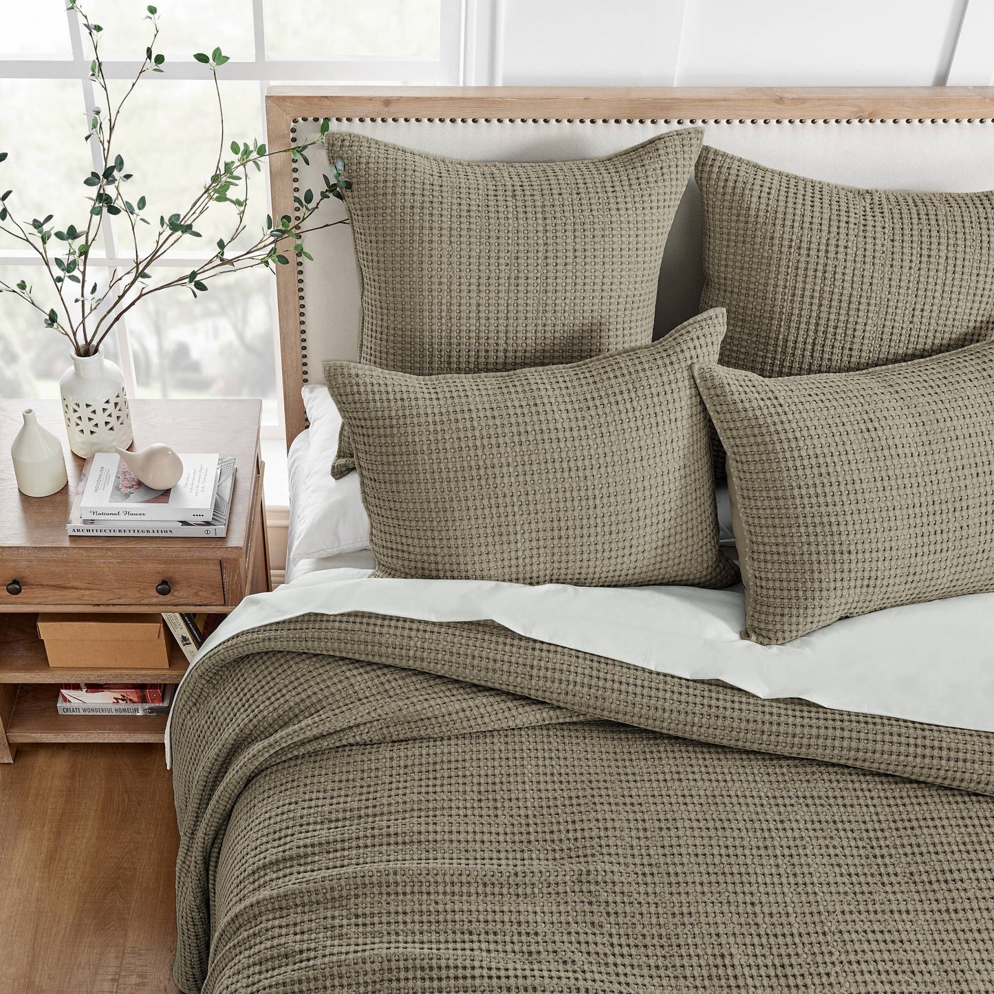 Mills Waffle Euro Sham Set of 2