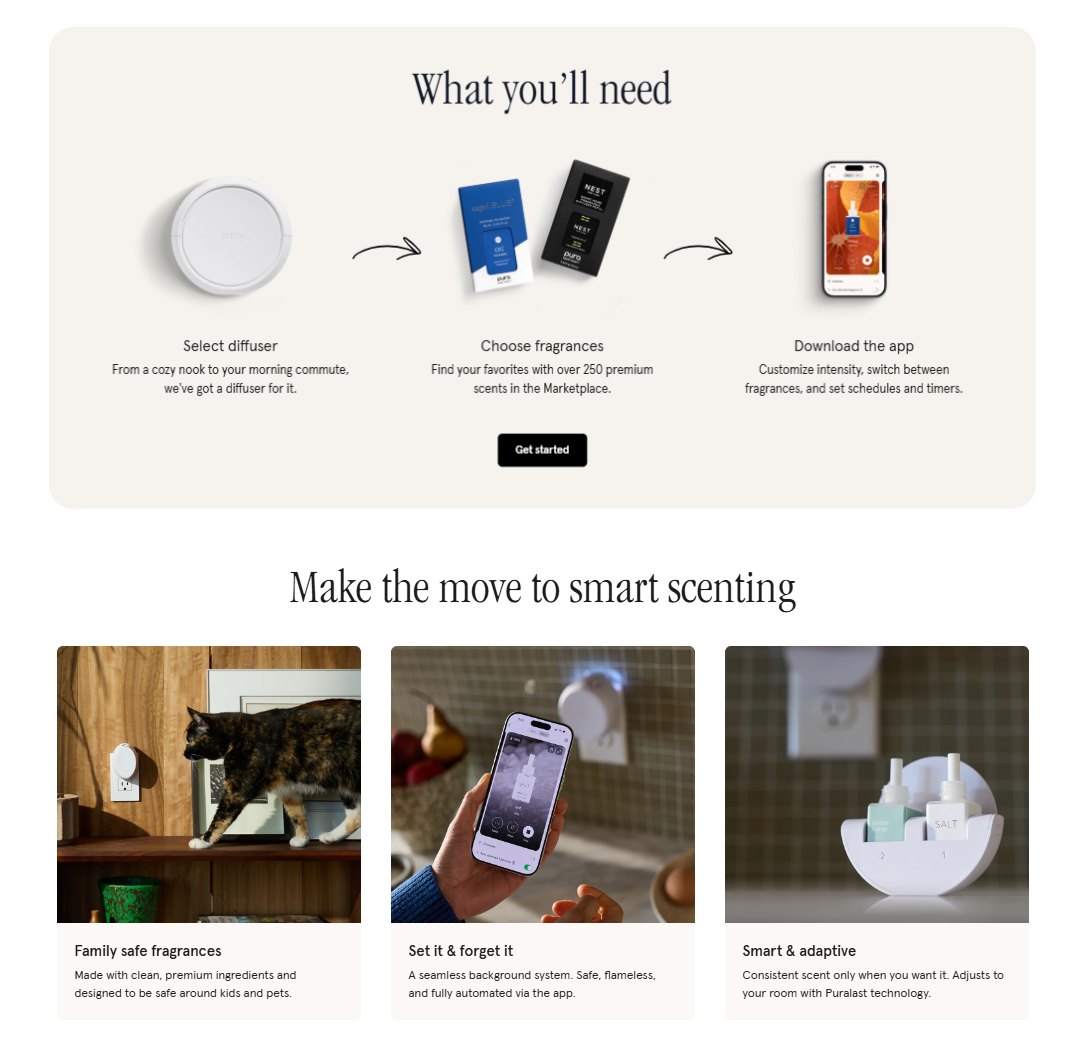 Pura Home Plus™ Smart Home Fragrance Diffuser