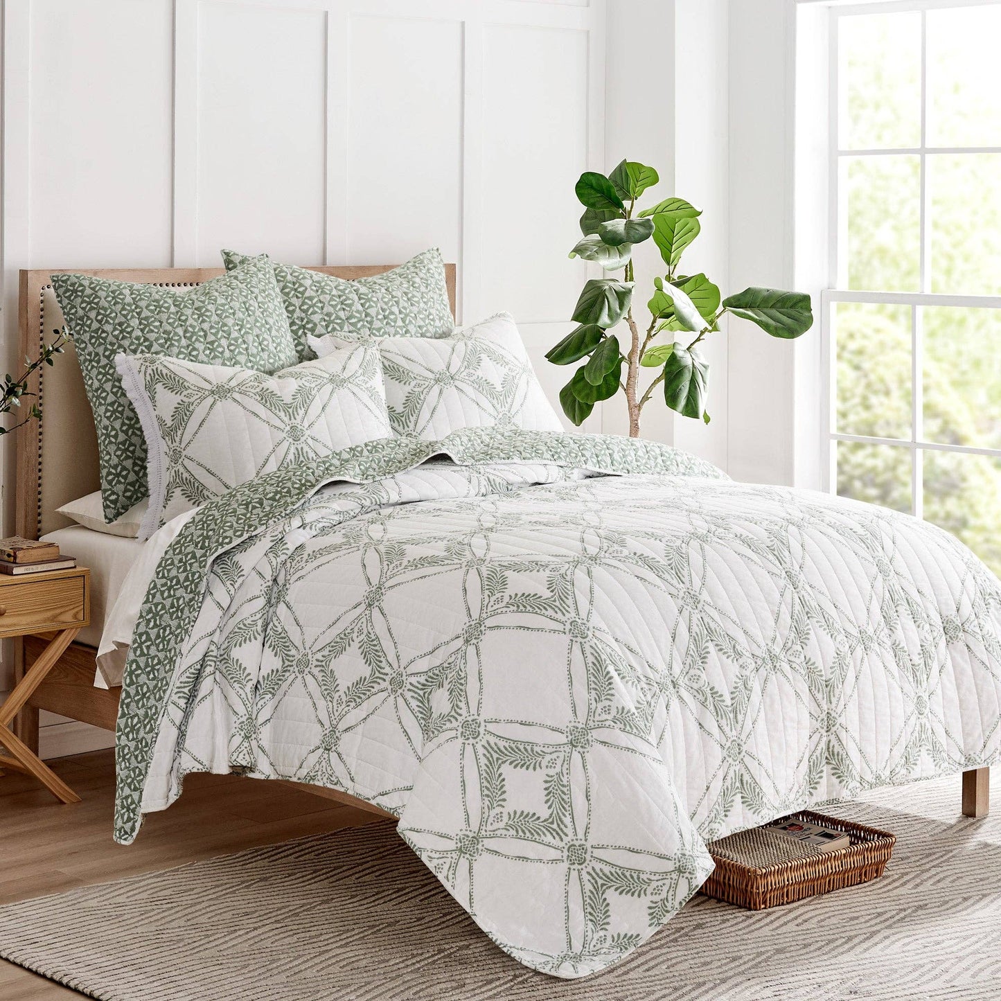 Kemala Sage Quilt Set